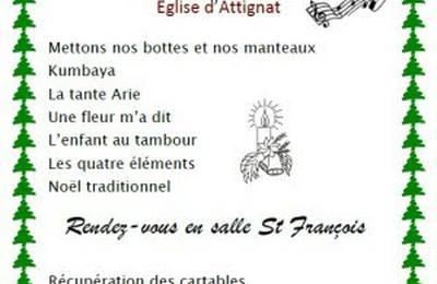 Concert de Nol  Attignat