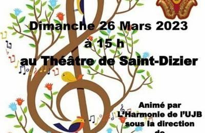 Concert de printemps 2023 de l'Harmonie de l'ujb de saint-dizier