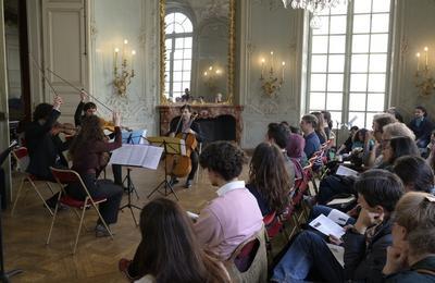 Concert des lves du conservatoire du 9e arrondissement et du quatuor Ellis  Paris 3me