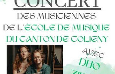 Concert Duo Ziriab et l'cole de musique  Coligny