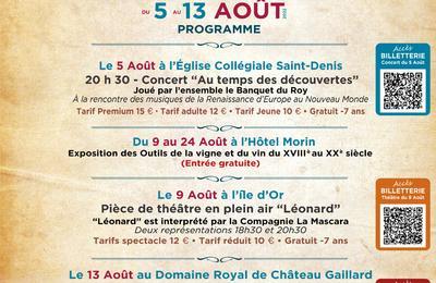 Concert inaugural 1er Festival des Historiales Amboisiennes  Amboise