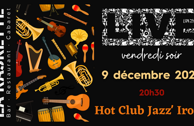 Concert live Jazz Blues Hot Club Jazz' Iroise à Brest
