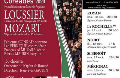 Concert Loussier, Mozart à Niort