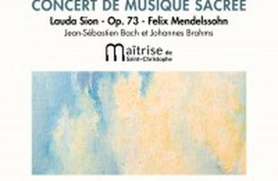 Concert Musique Sacree Matrise Saint-Christophe-de-Javel  Paris 1er