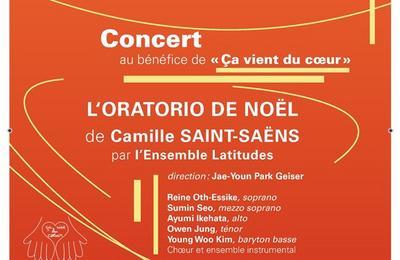 Concert Oratorio De Noël : Camille St Saens à Paris 3ème