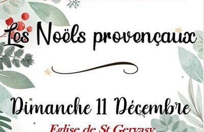 Concert de noels provencaux à Saint Gervasy
