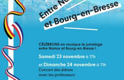 Concerts de Cuivres entre Namur et Bourg-en-Bresse