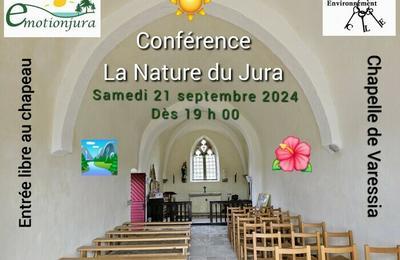 Confrence La Nature du Jura  La Chailleuse