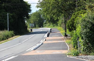 Corps-Nuds, dcouverte de la nouvelle piste cyclable