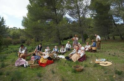 Danse et musique folklorique en costumes paysans  Le Beausset