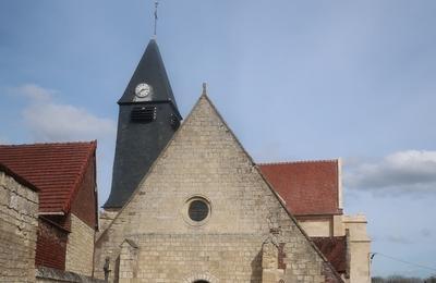 Dcouverte de l'Eglise St Sulpice en cours de restauration et histoire du village  Montiers