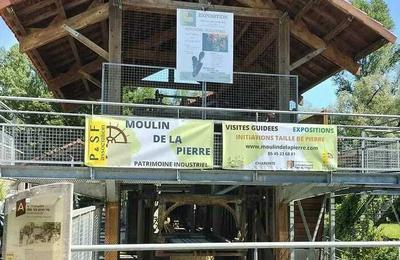 Dcouverte de la dernire scierie de bloc de calcaire  nergie hydraulique  Moulins-sur-Tardoire