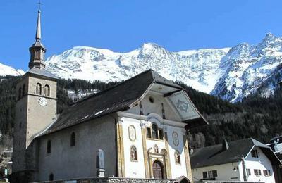 Dcouverte du centre du village des Contamines-Montjoie, son histoire et son glise  Les Contamines Montjoie