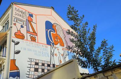 Découvrez des fresques sur la poésie d'Arthur Rimbaud à Charleville Mezieres