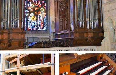 Dmonstration : prsentation du grand orgue Cavaill-Coll, des vitraux et de la nouvelle banque de sons  Vimoutiers
