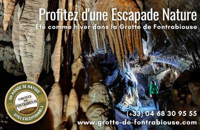 Descendez dans les profondeurs de la grotte de Fontrabiouse