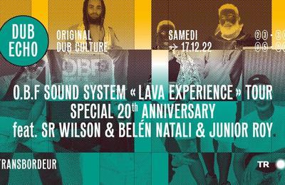 Dub Echo X O.b.f Sound System : lava Experience Tour ! à Villeurbanne