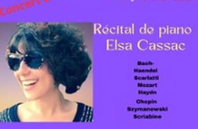 Elsa Cassac, Rcital de Piano  Cannes