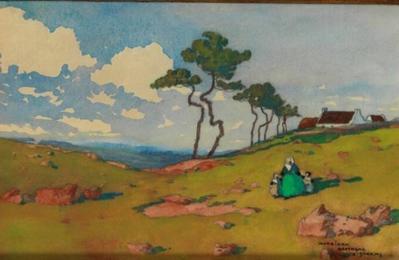 Ernest Gurin (1887-1952), peintre et enlumineur breton  Le Faouet