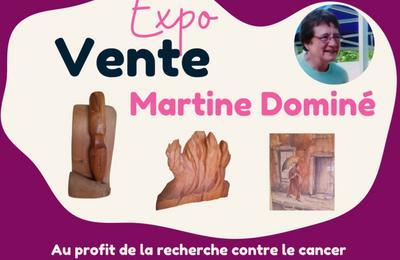 Expo-vente d'oeuvres de martine domin pour octobre rose  Bogny sur Meuse