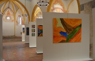 Exposition dans l'glise Sainte-Foy  Pujols