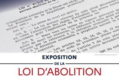 Exposition de la loi d'abolition de la peine de mort de 1981 à Paris 4ème