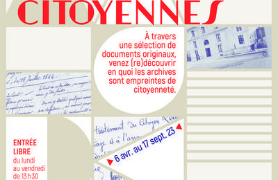 Exposition Archives, empreintes citoyennes  Jonzac