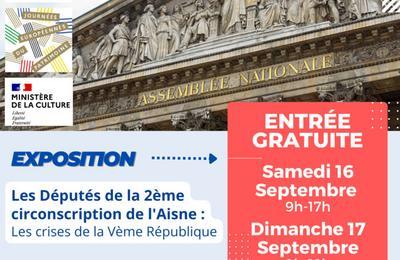 Exposition Les Députés De La 2ème Circonscription De L'aisne : Les Crises De La Vème République à Saint Quentin