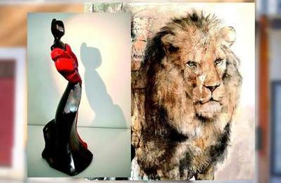 Exposition Marielle Izern et Corinne Jeanjean  Sanary sur Mer
