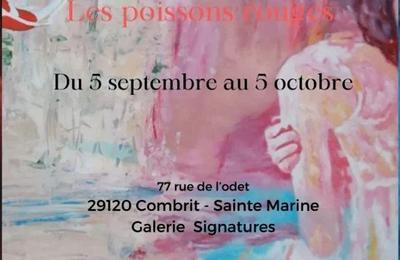 Exposition peinture Les poissons rouges  Combrit