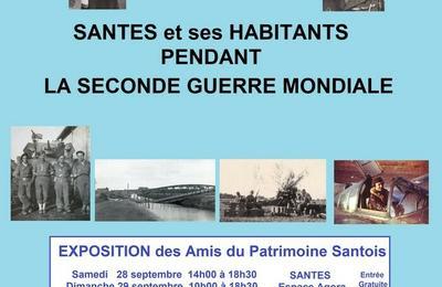 Exposition Santes et ses habitants pendant la 2nde Guerre Mondiale