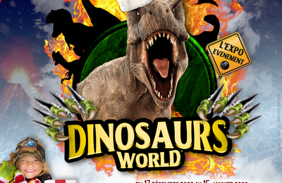 Exposition de dinosaures, Dinosaurs World à Marseille, Noël 2022