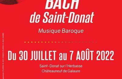 Festival Bach de Saint Donat 2023