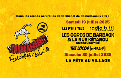 Festival De La Chabriole 2025