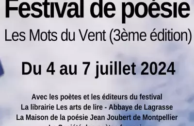 Festival de posie Les Mots du Vent 2025