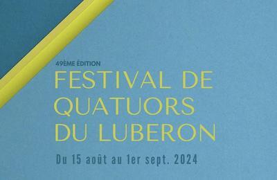 Festival De Quatuors Du Luberon 2024