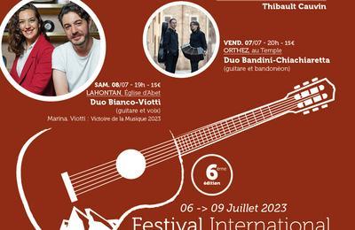 Festival international de guitare en Béarn 2023
