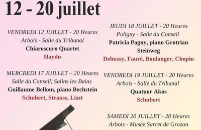 Festival Pianos en Arbois 2025