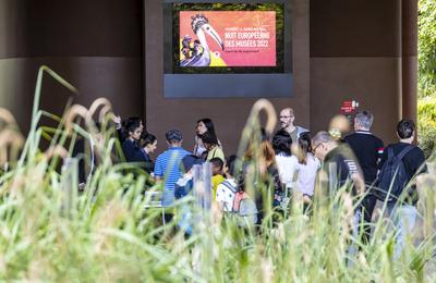 Fresque collective au muse du Quai Branly Jacques Chirac  Paris 7me