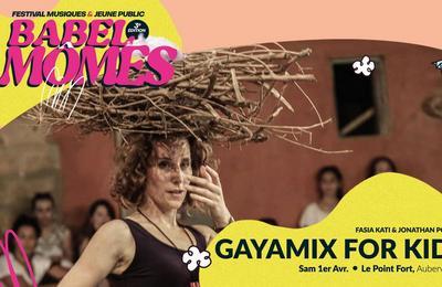 Goter d'ouverture, gayamix for kids, foj et chorale  Aubervilliers
