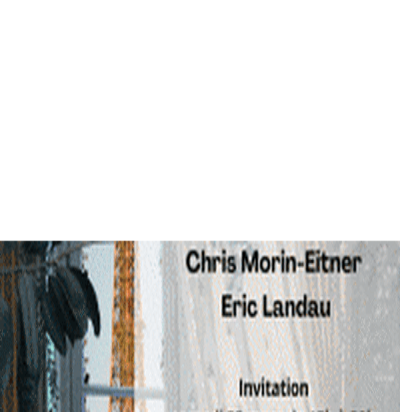 Green Time : Chris Morin-Eitner  Paris 3me