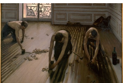 Gustave Caillebotte, Peindre les hommes  Paris 7me