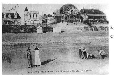 Histoire du remblai de la grande plage: promenade commente par l'association V.I.E.  Saint Gilles Croix de Vie