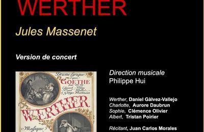 Il était une fois....WERTHER de Jules Massenet à Paris 17ème