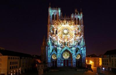 Chroma Illuminations Cathédrale d'Amiens 2023
