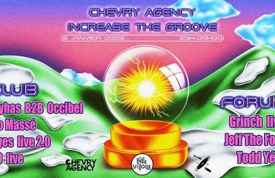 Increase The Groove et Chevry Agency à Paris 20ème
