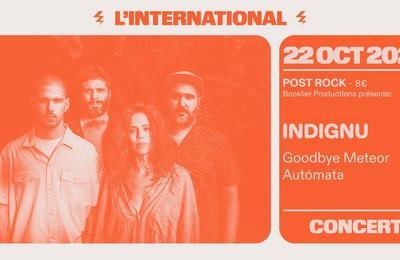 Indignu, Goodbye Meteor et Automata  Paris 11me