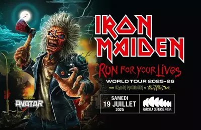 Iron Maiden, Run for your lives world tour  Nanterre