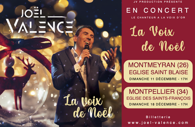 Joël Valence La Voix de Noël à Montmeyran