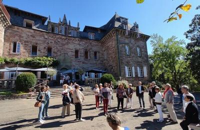 Journes Colette  : visite guide du chteau de Castel-Novel et des jardins de Colette  Varetz